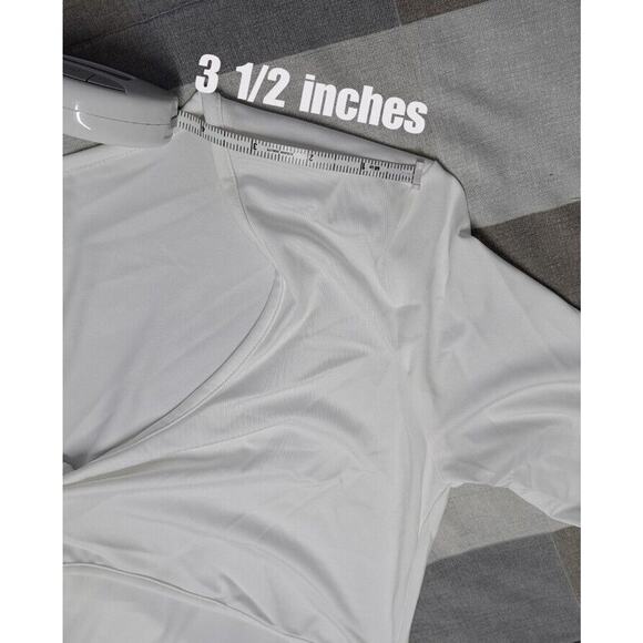 Women's Sexy V Neck Ruched Cutout Long Sleeve Bodycon Club Party Long Dress Sz S - Picture 8 of 15